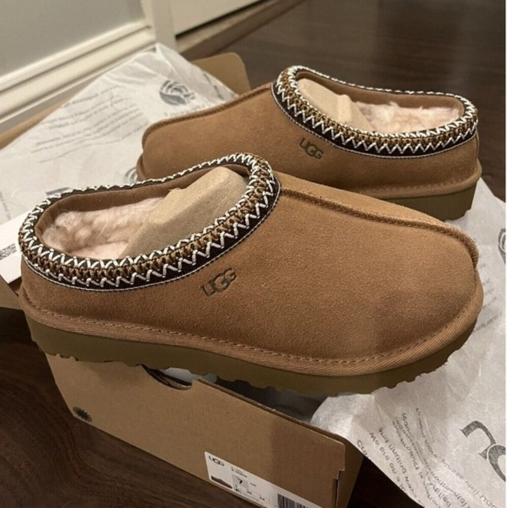 New UGG Tasman Slipper Chestnut